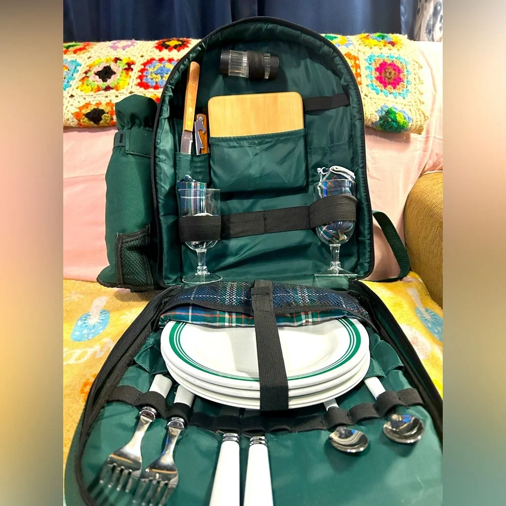 Excellent Condition Picnic Backpack - Picture 1 of 8
